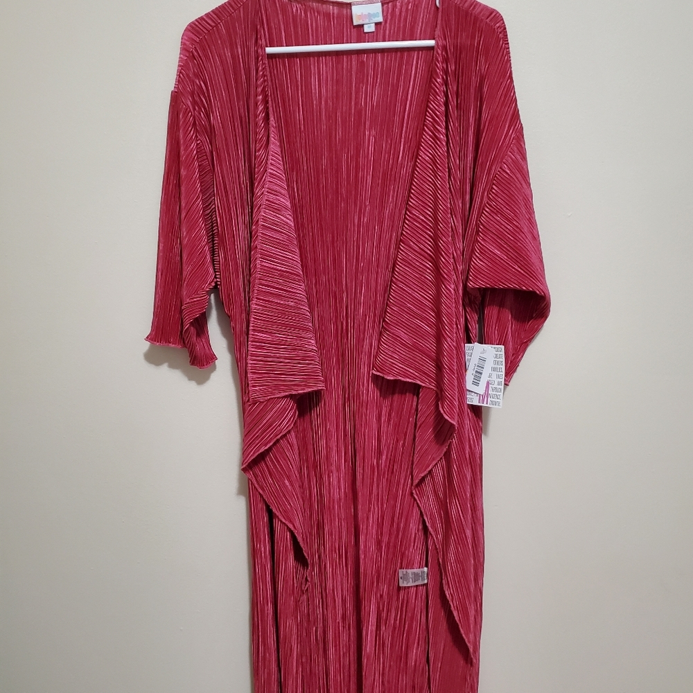 Lularoe high low pleated cardigan